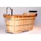 Alfi Brand 59" Free Standing Wooden Bathtub W/ Chrome Tub Filler AB1148 - alternate 5